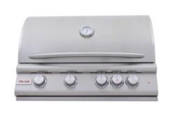 Blaze Premium 4-Burner LTE+ Marine Grade 32 Built-In Gas BBQ Grill with Rear Infrared Burner. BLZ-4LTE3MG