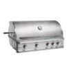 Blaze Professional LUX 44 4-Burner Built-In Gas BBQ Grill with Rear Infrared Burner. BLZ-4PRO
