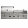 Coyote 50 Combo Built-In Gas and Flat Top Grill