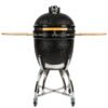 Coyote Asado Ceramic Grill with Stand and Side Shelves