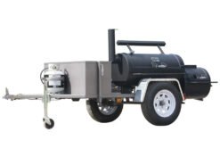 Yoder Smokers 20 Santa Fe Trailer Mounted Offset Smoker