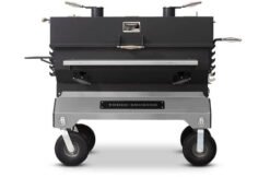 Yoder Smokers 24x48 Flat Top Adjustable Charcoal Grill on Competition Cart