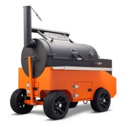 Yoder Smokers 26 Cimarron Offset Smoker on Competition Cart