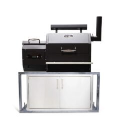 Yoder Smokers Built-In YS480s Pellet Grill Island with Double Access Doors