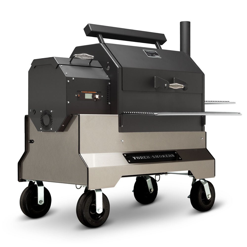 yoder-smokers-ys640s-pellet-grill-on-competition-cart-silver-wire-shelves-8-46016033456405.jpg